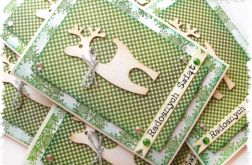 Kartka świąteczna z reniferem