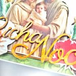 Kartka świąteczna 10/2025 - Złoty napis "Cicha Noc"