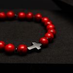 Męska bransoletka RED FAITH - bo tak! - 