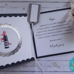 Kartka z okazji przejścia na emeryturę z babką na motorze, personalizacja - Wnętrze kartki z życzeniami