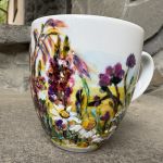 Porcelanowy kubek ręcznie malowany Letnia łąka 4 - 