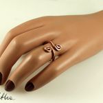 .Zawijas IV - miedziany pierścionek - null