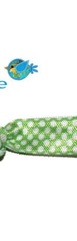 Twistbands kropki zielony