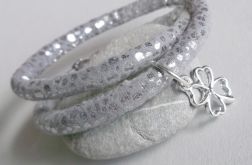 Stylowa bransoletka silver