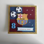 Personalizowana kartka urodzinowa piłkarska FC Barcelona  - Kartka FC Barcelona