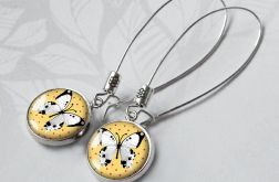 MOTYLKI :: Eleganckie kolczyki z grafiką