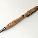 Długopis z drewna stabilizowanego - beżowy  - Długopis z drewna stabilizowanego