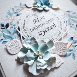 Kartka okolicznościowa, ręcznie robiona.