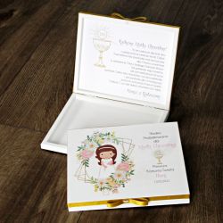 Pudełko na Merci - podziękowanie Komunijne 1