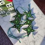 Świąteczne gwiazdki – ręcznie malowane zawieszki na choinkę - 4