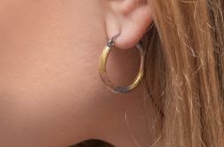 KOLCZYKI POZŁACANE ZOE