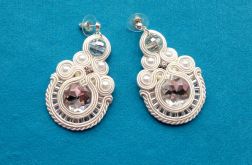 Kolczyki Ecru & Kryształy