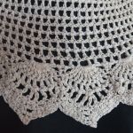 Kremowa mała chusta  - 2