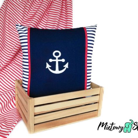 Kotwica ~ poduszka w marynarskim stylu