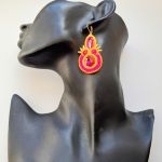 Juicy Summer kolczyki sutaszowe - 