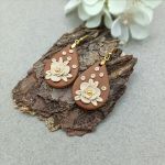 „YVETTE” kolczyki z glinki polimerowej - „YVETTE” kolczyki z glinki polimerowej