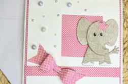 001,kartka na narodziny,urodziny lub roczek dla dziewczynki