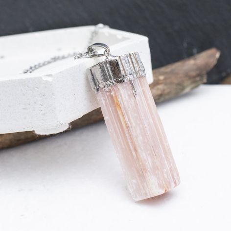 Naszyjnik "Pure Light" - Klarowność i Ochrona Selenit