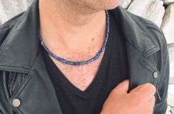 Naszyjnik męski lapis lazuli lap01