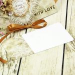 Kartka na ślub -ogród w złocie - 