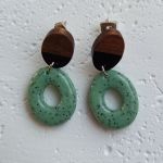 "Inet II" - kolczyki z gliny polimerowej. - trwałe