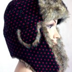 Czapka pilotka: Serca - 