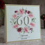 Kartka na 60 urodziny z personalizacją, BH 21a - Kartka na 60 urodziny z personalizacją