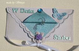 Kopertówka z okazji ślubu ' motyle o poranku'