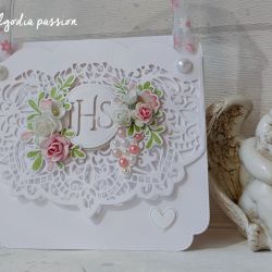 Kartka w kształcie torebki - komunia