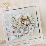 Kartka na chrzest z króliczkiem "Baby Bunny 2" - 