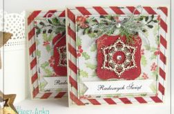 Kartka świąteczna ze śnieżynką 4