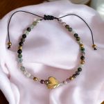 Bransoletka ochronna turmalin miłość serce - 3