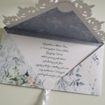 Kartka ślubna kopertowa kopertówka w dniu Ślubu - życzenia