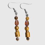 kolczyki tygrysie oko  - bez tła