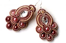 Kolczyki Czekolada w złocie