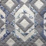 Quilt, patchwork "w szarości" - quilt, patchwork