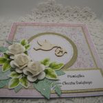 Kartka na chrzest dla dziewczynki w pudełku 03 - 