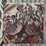 Ręcznie malowana torba tote shopperka FIELD - dla wielbicielki przyrody