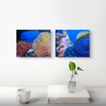 Kompozycja underwater 40x50x1 cm - 
