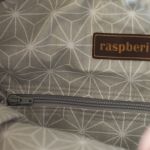 Torebka worek handmade z weluru i pikowanej ekoskóry – unikat No Waste | Raspberi - 