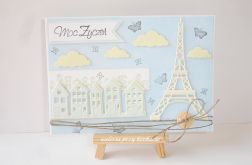 Kartka uniwersalna niebieska