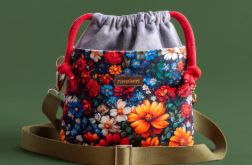 Listonoszka handmade z weluru – unikatowa torebka Raspberi