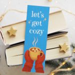 Papierowa zakładka do książki świąteczna - 