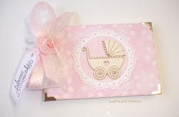 Album dla dziewczynki z wózkiem różowy