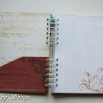 Notes/Pamiętnik 'bordo i kwiaty' - 