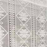 Zazdrostka Firanka Koronkowa Boho do Kuchni z Frędzlami Shabby 180/60 cm - 