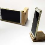 Drewniany podstawek pod smatfon - smartfon podstawek