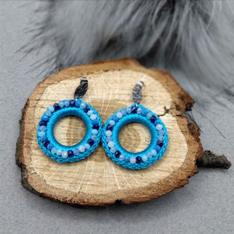 „FIONA” kolczyki szydełkowe