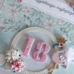 Kartka na urodziny osiemnastka 18 flaming  - Kartka urodzinowa