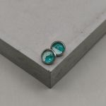 Turkusowa Głębia – Kolczyki Sztyfty - 2